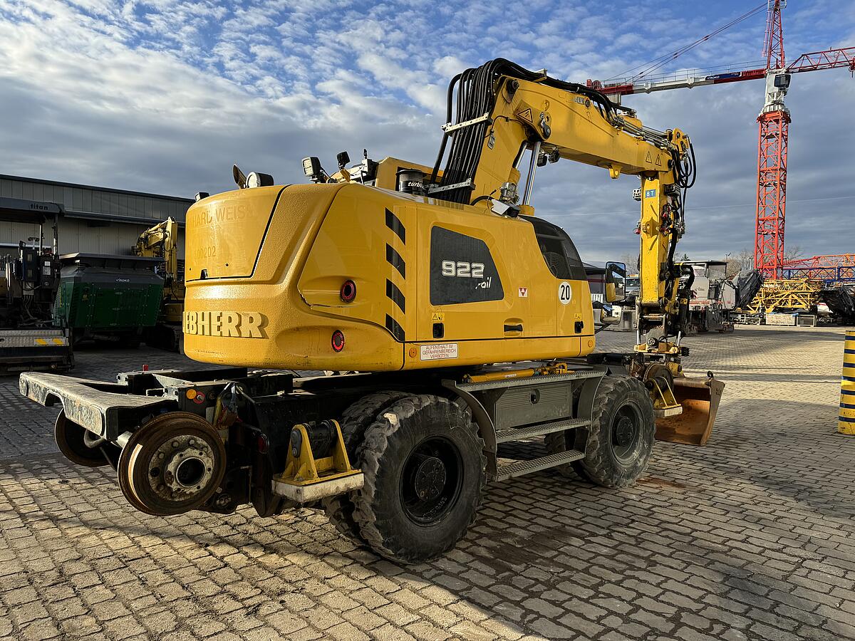 Zweiwegebagger Liebherr A 922 Rail Litronic